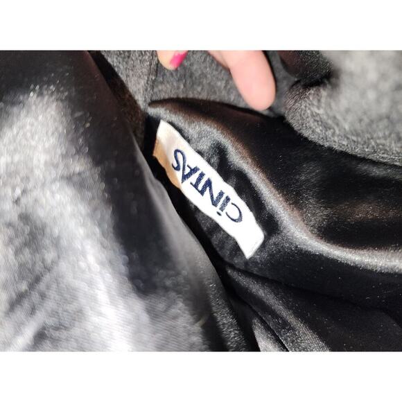 CINTAS MENS GRAY DOUBLE BREASTED WINTER COAT - Picture 6 of 6